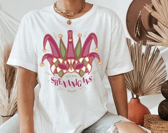 Que les manigances commencent, Chemise mignonne de Mardi Gras, Chemise de tenue de carnaval de Mardi Gras, Chemise de mardi Gras mignonne, Chemise de carnaval de fête de Mardi Gras