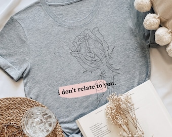I Don’t Relate To You Shirt, Gift for Billie Fan, Billie Inspired Shirt, Billie Concert Shirt, Billie Shirt, Happier Than Ever, Billie Tour