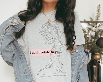 I Don’t Relate To You Shirt, Gift for Billie Fan, Billie Inspired Shirt, Billie Concert Shirt, Billie Shirt, Happier Than Ever, Billie Tour