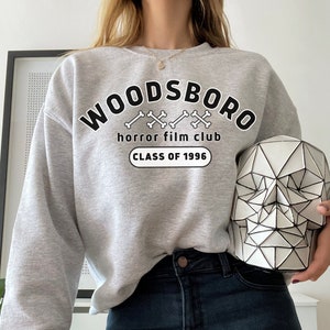 Woodsboro Sweatshirt, Scream Pullover, Movie Horror Crewneck, Scary Movie Sweater, Horror Movie Class of 1996, 90s Horror Movie