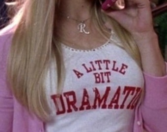Un po 'drammatico, iconico Mean Girls Regina George Lindsay Lohan Tee, Mean Girls Tank Top, Mean Girls 2000' Vintage Retro Trendy T-shirt