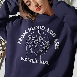 From Blood And Ash Sweatshirt, Penellaphe Balfour, Bookish shirt, Poppy Shirt, Kingdoms Of Solis, Prince Of Atlantia, BOOK FANS Sweatshirt