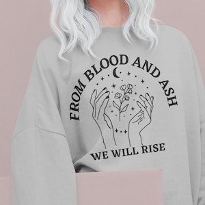 From Blood And Ash Sweatshirt, Penellaphe Balfour, Bookish shirt, Poppy Shirt, Kingdoms Of Solis, Prince Of Atlantia, BOOK FANS Sweatshirt