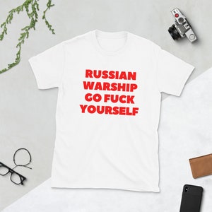 Russian Warship Go F*ck Yourself Shirt, Ukrainian Free Ukraine, Hands Off Ukraine, Anti War Shirt, Peace not War, Gift for Ukrainian Friend