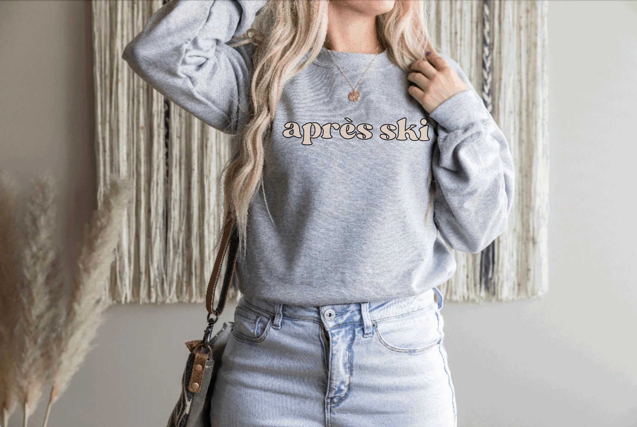 Apres Ski Sweatshirt - Etsy