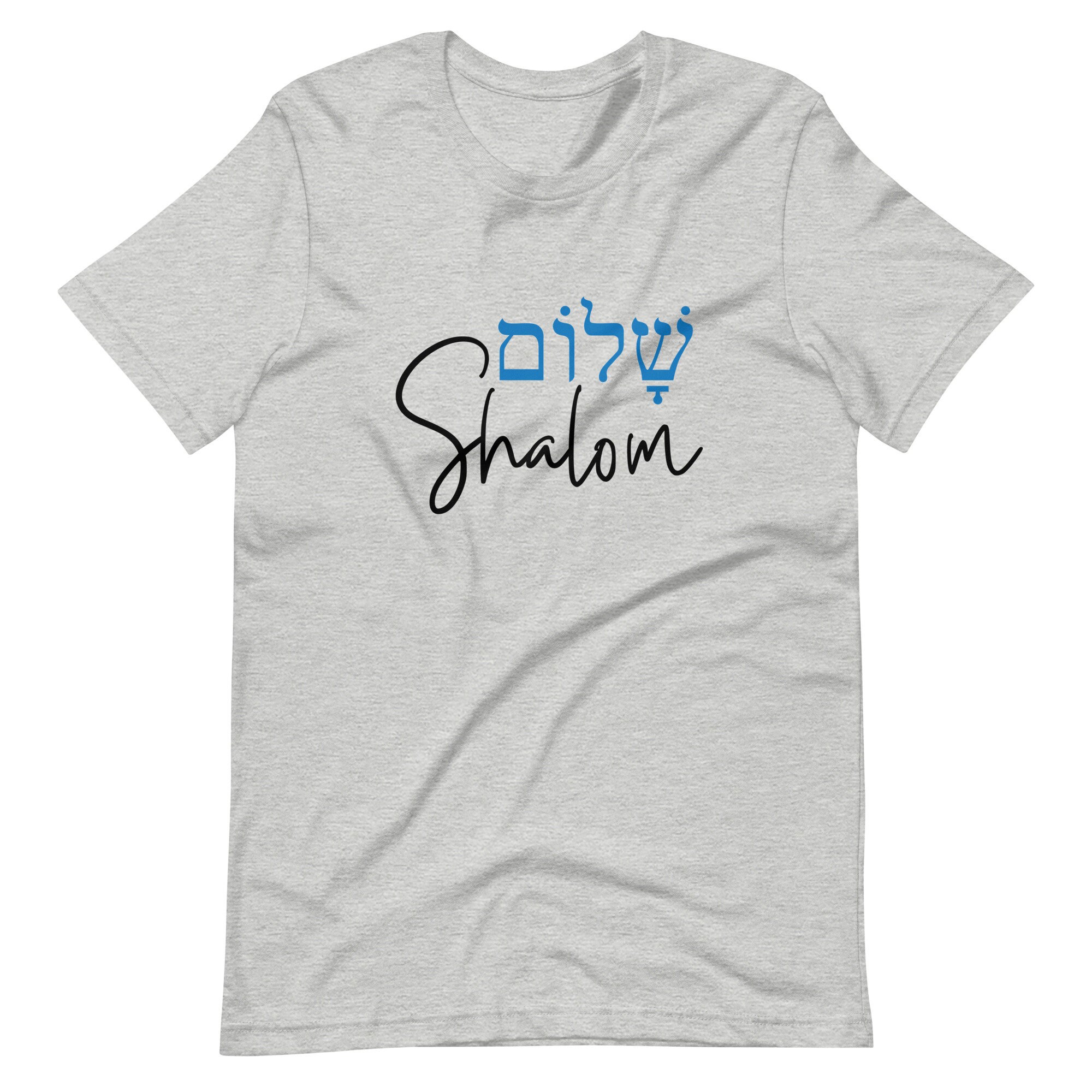 Shalom T-shirt, Jewish Women Shirt, Jewish Cute Shirt, Happy
