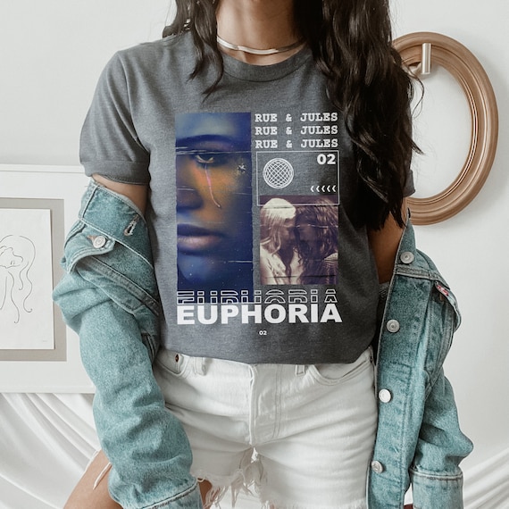Buy Euphoria Fan Gift Euphoria Shirt Rue and Jules Shirt Euphoria Aesthetic Cool 2yk Clothing Tumblr Girl Shirt E Girl Shirt Online in India Etsy