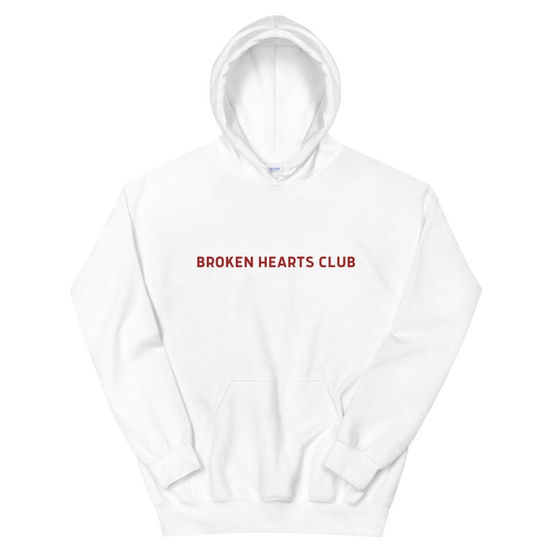 Ex Girlfriend Gift Hoodie, Broken Hearts Club Hoodie, Oversized Hoodie, Cute hoodie For Her, Introvert Shirt, Art Clothing, Tumblr Hoodie image 4