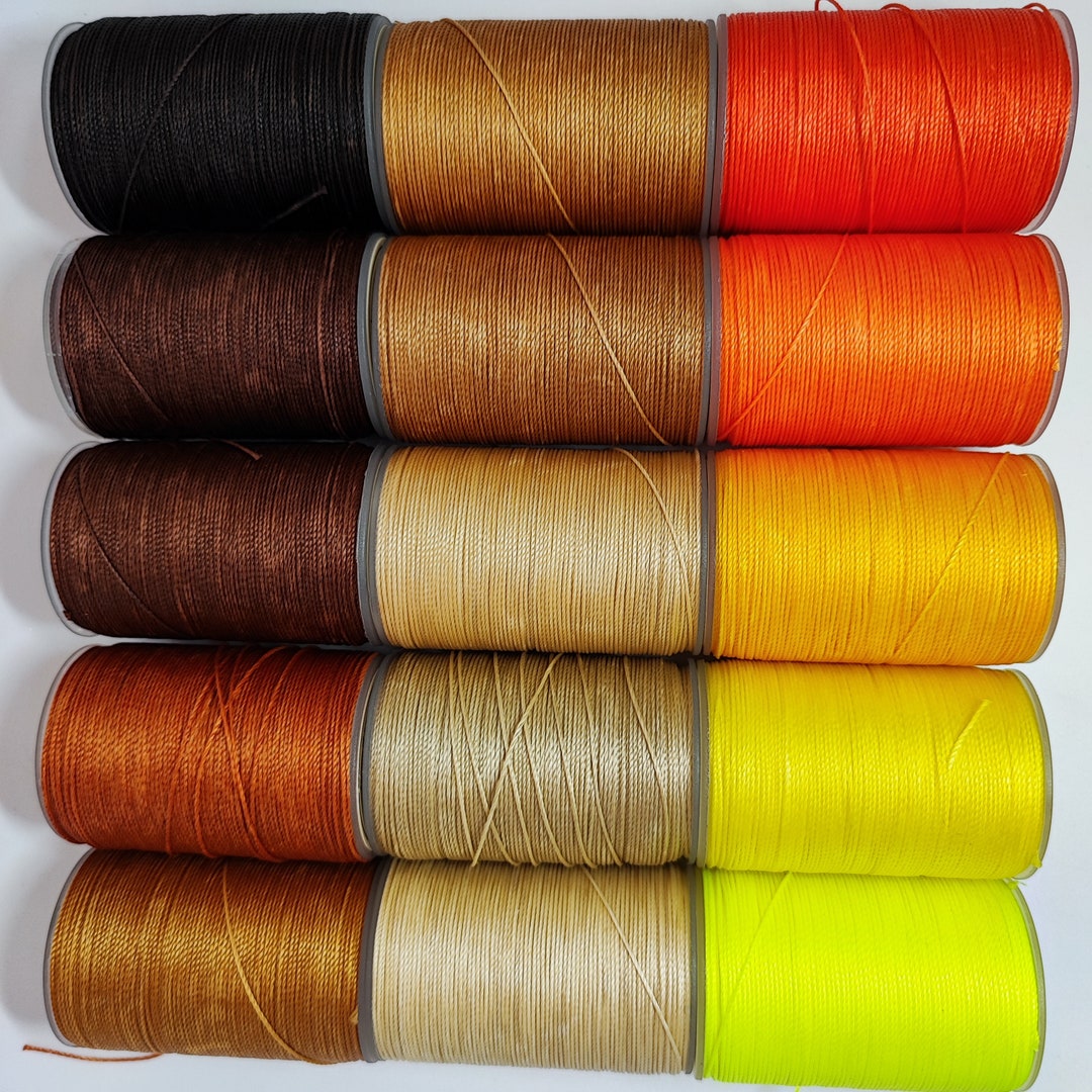 Waxed Wool Thread 10 Meters 0.55 Mm Round Waxed Polyester Yarn Micro Macrame Cord Color ...