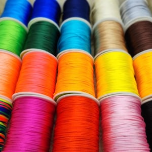 Konmay Makramee-Kordel 0,8 Mm – 135 Meter, Nylon Geflochten, Für Shamballa, Kumihimo, Schmuckherstellung