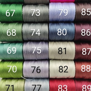Fil de nylon C Lon, S Lon, 10 m, 0,5 mm, pour la création de bijoux (2 annonces), cordon micro pour macramé, perlage et broderie. image 3