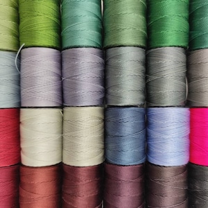 Fil de nylon C Lon, S Lon, 10 m, 0,5 mm, pour la création de bijoux (2 annonces), cordon micro pour macramé, perlage et broderie. image 5