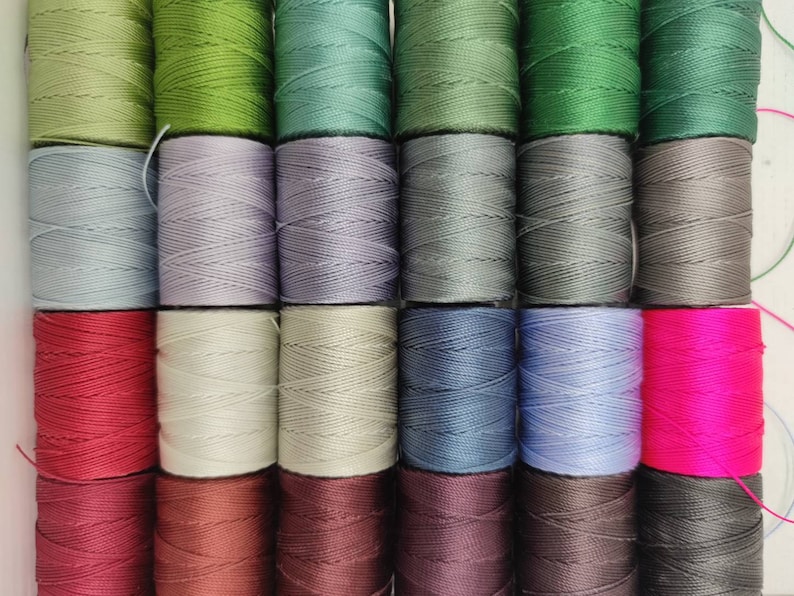 Fil de nylon C Lon, S Lon, 10 m, 0,5 mm, pour la création de bijoux (2 annonces), cordon micro pour macramé, perlage et broderie. image 5