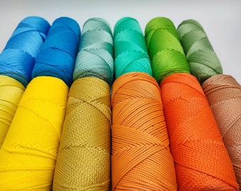 10 m macrame cord, braided, 1.8 mm, 42 colors, jewelry ribbon, braided yarn, jewelry making, bag, Kumihimo, Shamballa, dreamcatcher