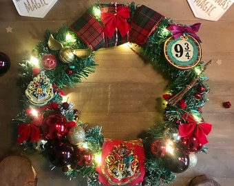 Wizard Christmas Wreath