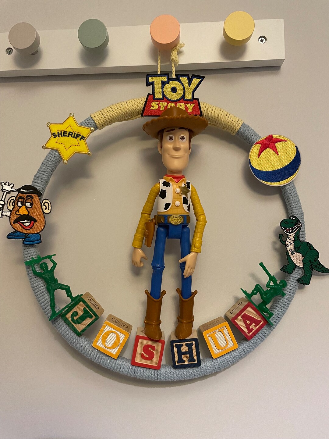 Toy Story Personalised Kids Bedroom Door Hoop Sign - Etsy