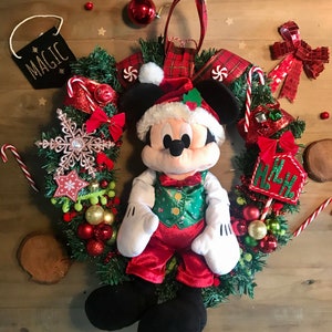 Disney Mickey Maus Weihnachten Baum LED Simulation Baum Blume Topf  Schmücken 2023 Neue Jahr Weihnachten Dekorationen Weihnachten Baum