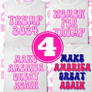 PNG Trump download for Sublimation Women for Trump, Trump 2024, MAGA, Make America Great again President Trump PNG svg