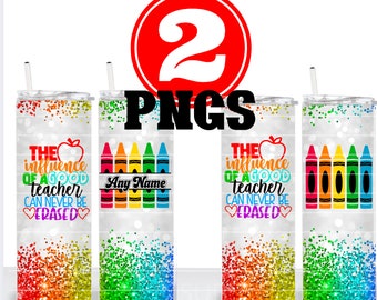 2 Leraar Tumbler Wrap PNG, er is een groot hart voor nodig om kleine geesten te onderwijzen, Personaliseer leraar sublimatie ontwerp bestand afbeelding leraar wrap png