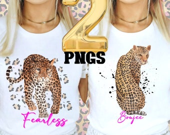 Preppy PNG Leopard With Gold Star Eyes Boujee Download Design png for Sublimation Pink Leopard Boujee Trendy Shirt Tumbler wrap