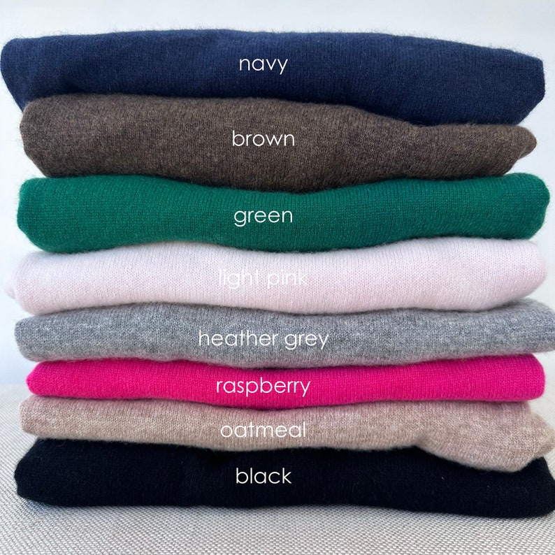 Personalized Embroidered Cashmere School Spirit Shirt, College Clothing Sweater, Chainstitch Embroidery Sweater, Game Day Tailgate Apparel image 8