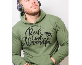 Reel Cool Grandpa, Grandpa Sweatshirt, Fishing Sweatshirt, Cool Grandpa, Gifts for Grandpa, Grandpa Gifts, Fishing Grandpa