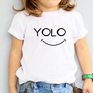 Yolo Tee, Yolo Shirt, Graphic Tees for Kids, Graphic Tees for Girls, Graphic Tees for Boys, YOLO, YOLO Tee, Tees for Toddlers, Youth Tees