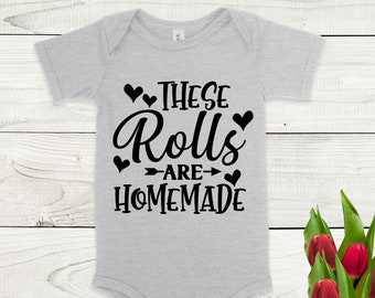 TruthahnTag, Selbstgemachte Brötchen, Geschenke für Säuglinge, Geschenke für Babys, Lustiger Body, Thanksgiving, Holiday Onesie, Thanksgiving Onesie