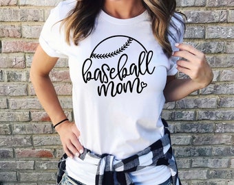 Baseball Mom, Baseball Mom Tee, Baseball Tee, Baseball Shirt, Baseball Mom Shirt, Mom Sirt, Mom Tee, Sport Tee, Geschenke für Mütter, Ball Mom
