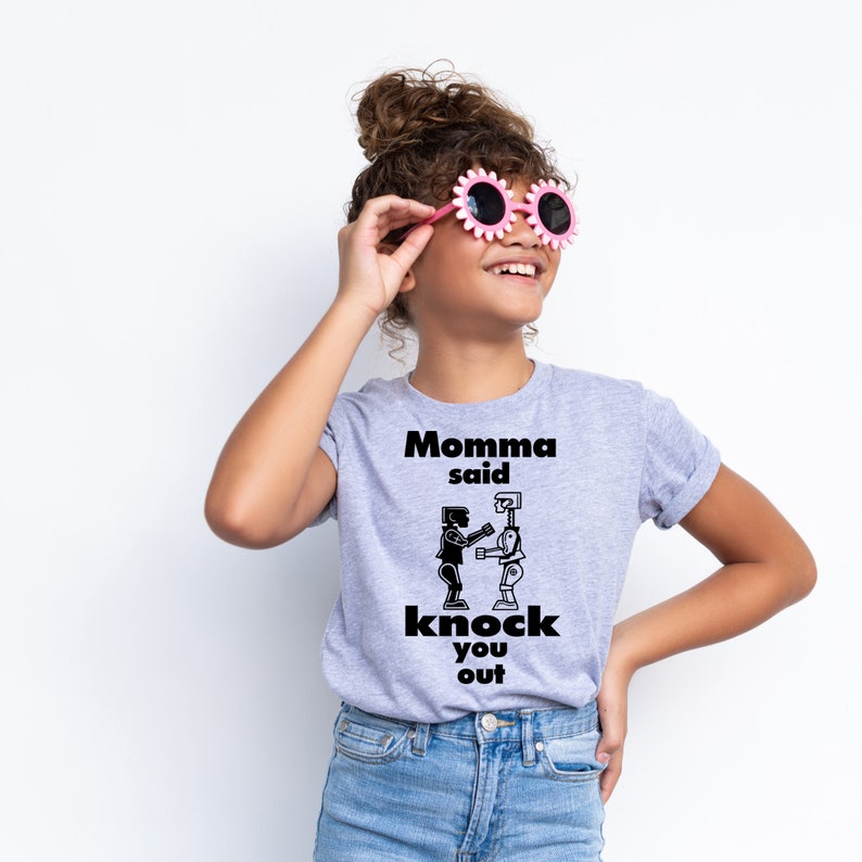 Momma Tee, Robots Tee, Rock Em Sock Em, Toddler Tee, Gifts for kids, Gifts for toddlers, Funny Tees, Boys Tees, Robot Shirt, Robot Tee image 5