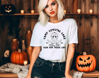 Jason Vorhees, Freitag der 13., Halloween Shirt, Halloween Tee, Jason Shirt, Scary Shirt, Gothic Shirt, Gothic Tee, Geschenke für Männer, Halloween