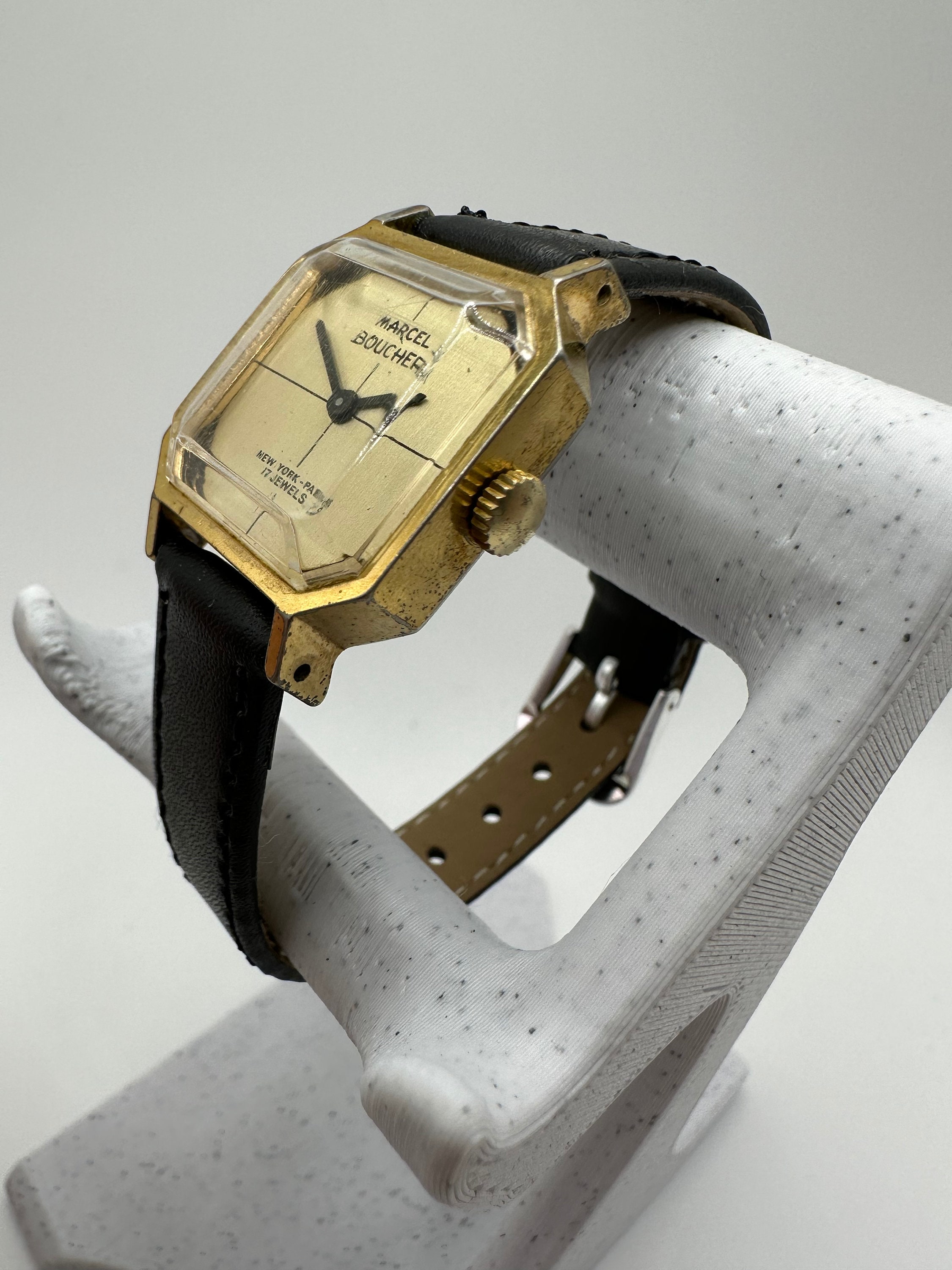 Marcel Boucher Ladies Cuff Watch Manual Wind‎ 22MM 6.75\