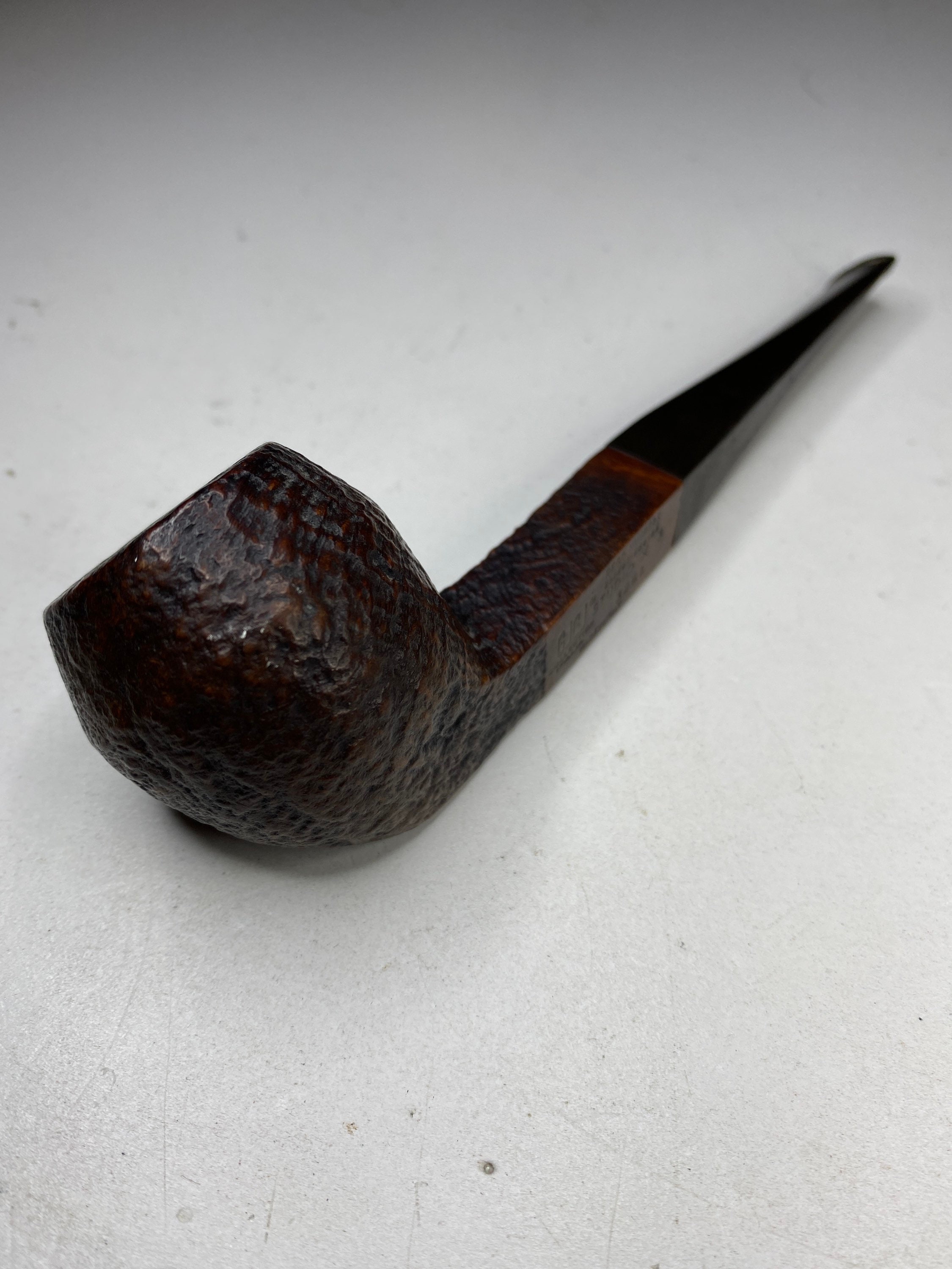 Vintage GjGJ Italian smoking tobacco pipe antique wood Italia studio gift him her men women