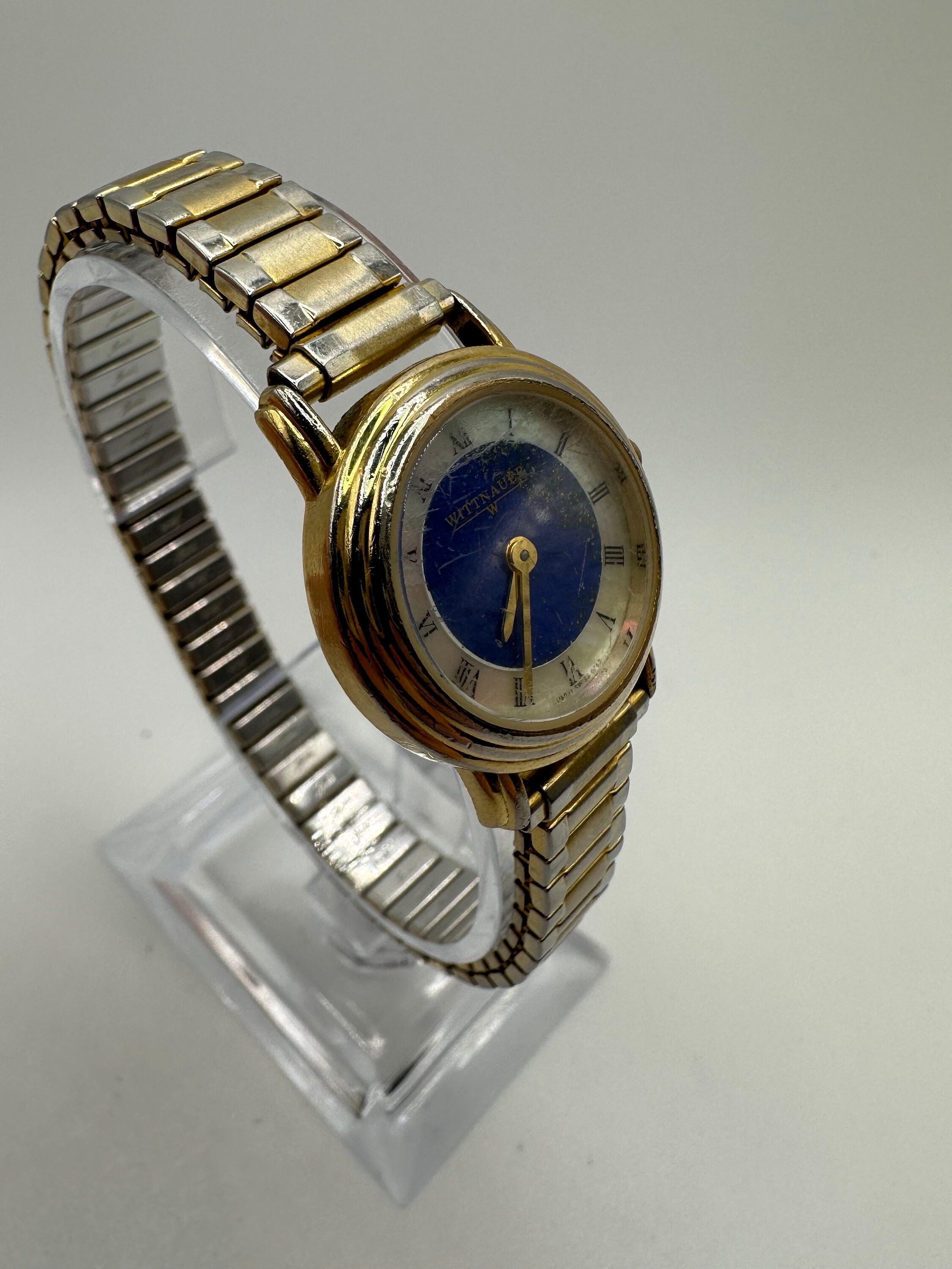 Wittnauer Women’s Watch | Gold and Mother of Pearl Vintage Wittnauer Ladies Gold Tone Swiss Made Watch Mother  main image 4