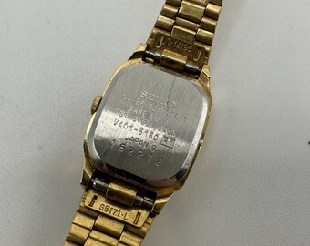 saltwater RETRO サイズ11 新品未使用　tan Seiko Vintage Women's Watch V401-5109 | eBay