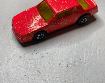 Vintage 1988 Hot Wheels Sparkling Pink Monte Carlo Retro Car Toy