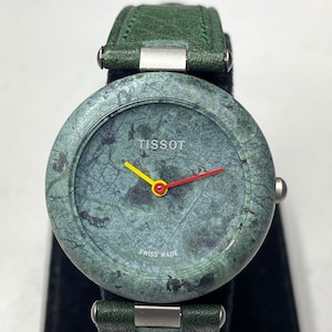 Mint Condition Vintage Tissot Rockwatch Circa 1985 Green 30mm R150