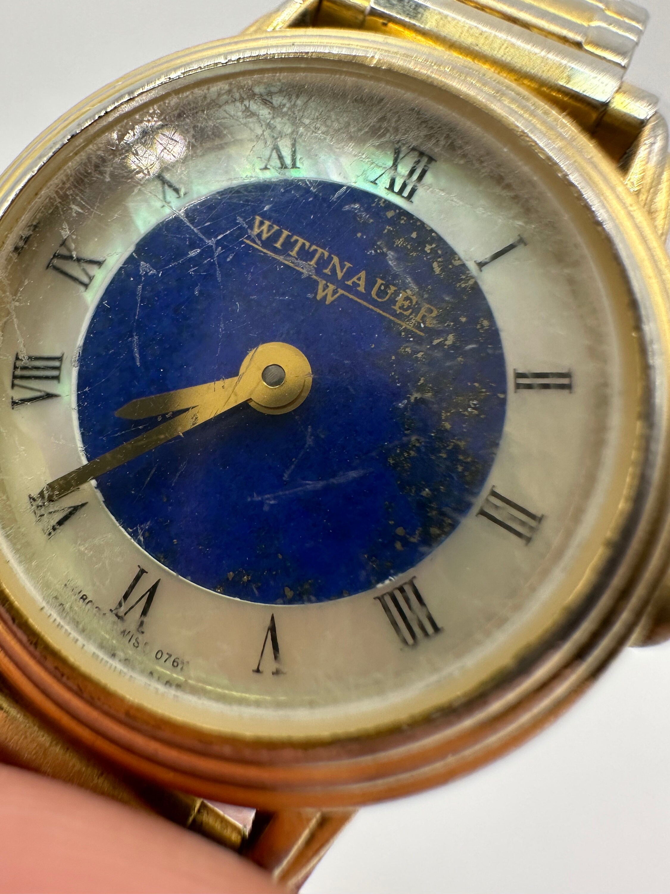 Vintage Wittnauer Ladies Gold Tone Swiss Made Watch Mother 