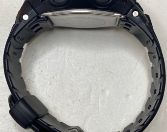 Retro Casio Gshock 3405 Digital Black Rubber Watch Quartz Japan