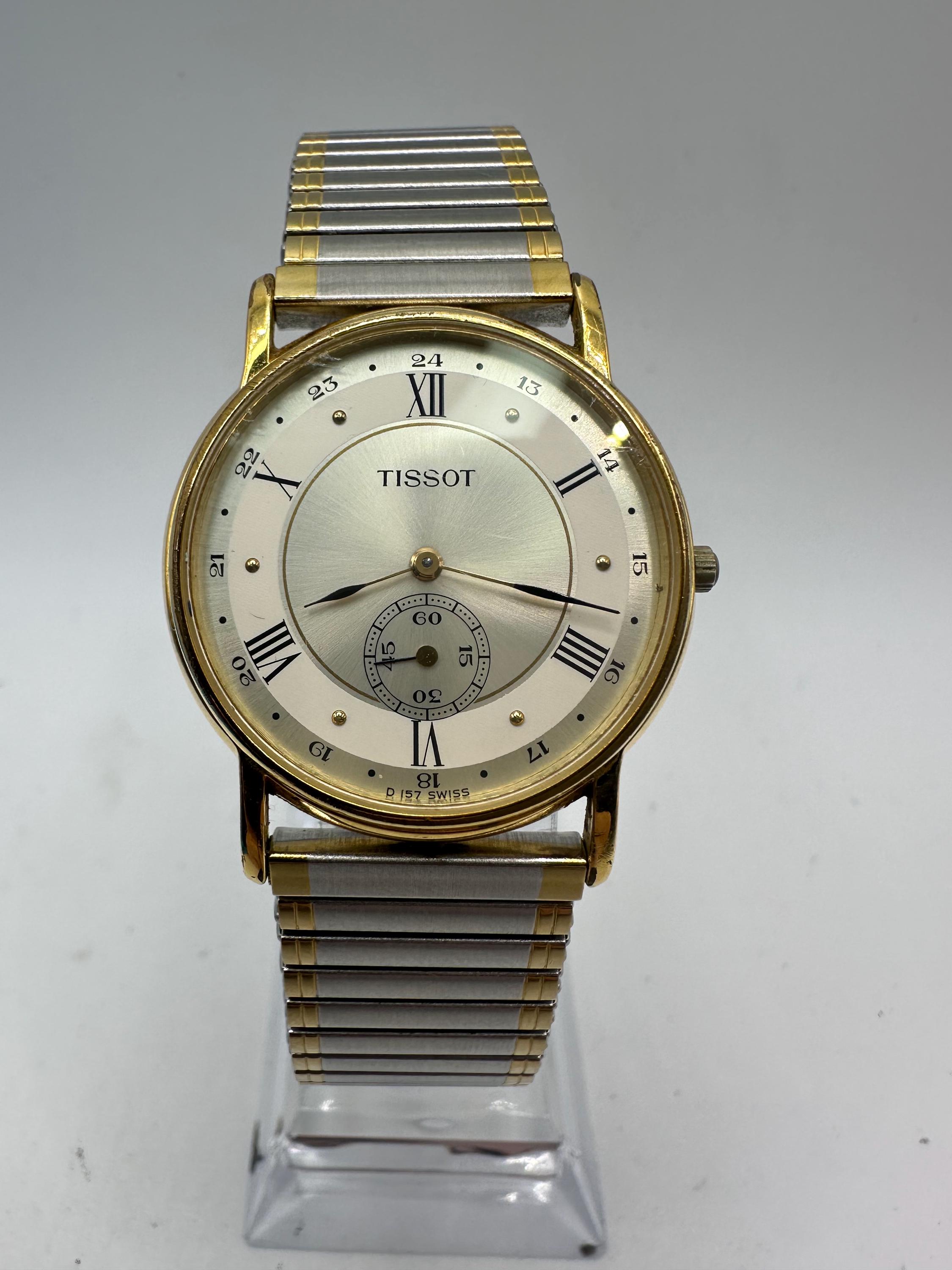 値下げ◆　TISSOT　VINTAGE　腕時計　スイス製　　薄型 Tissot Vintage D157 Ladies Swiss Made Gold Tone Dress Watch