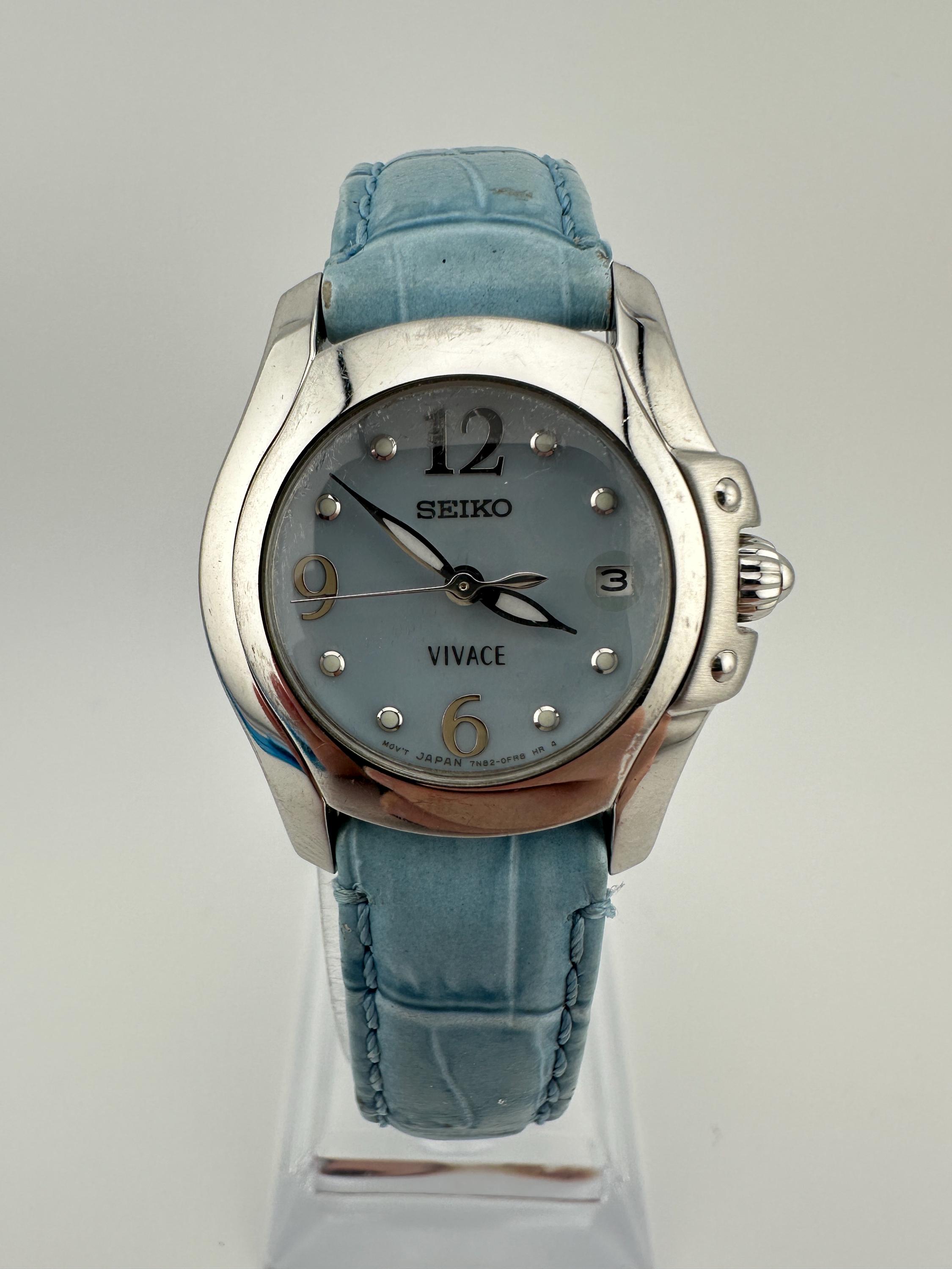 Seiko lady Vivace Watch #SXGG05 Stainless Steel Seiko Vivace Mother of Pearl Women main image 4