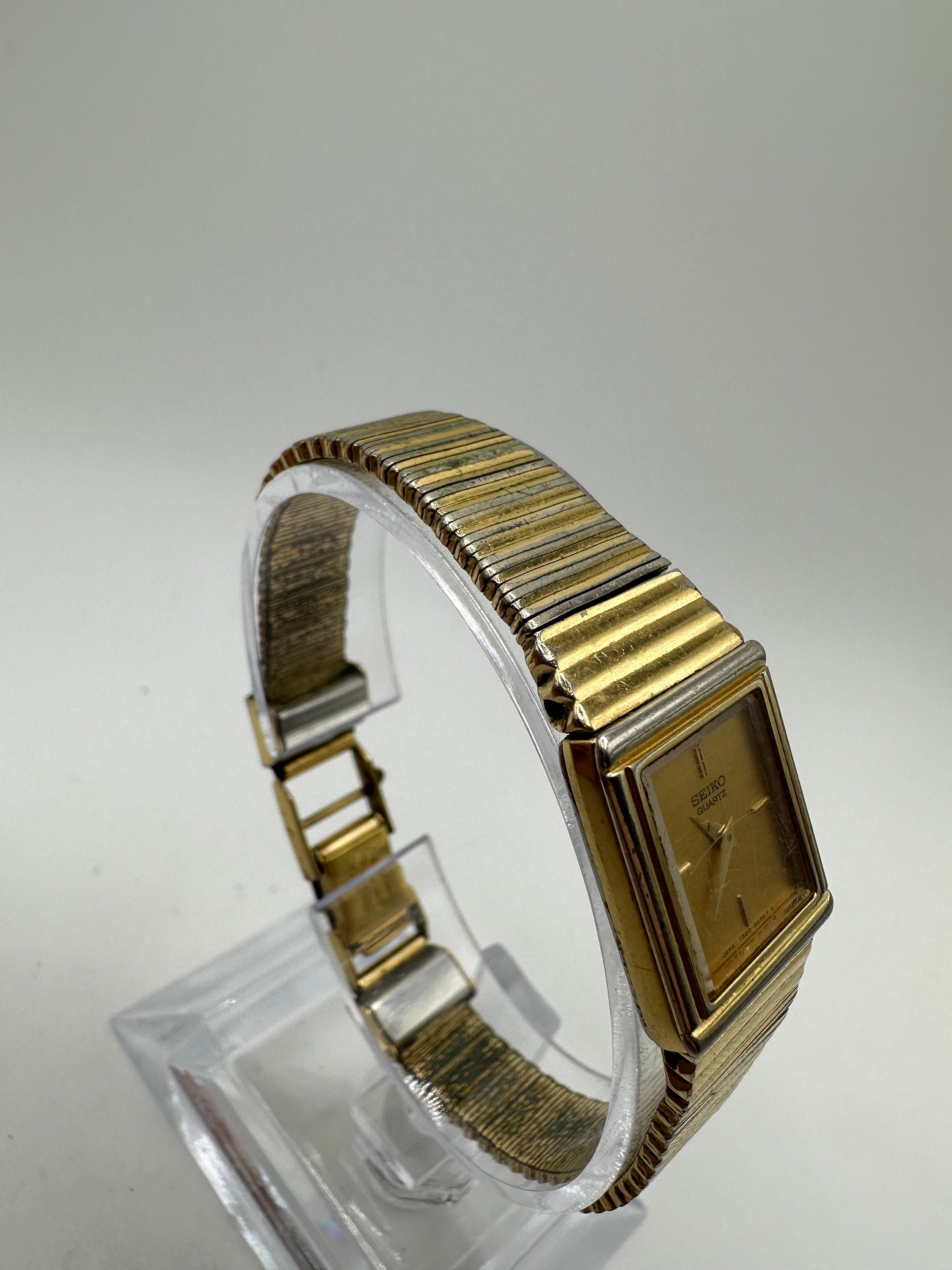 Vintage Seiko 7320-5950 Quartz Tank Watch - Working Condition Vintage Seiko 7320-5950 Quartz Tank Watch - | Mercari main image 2