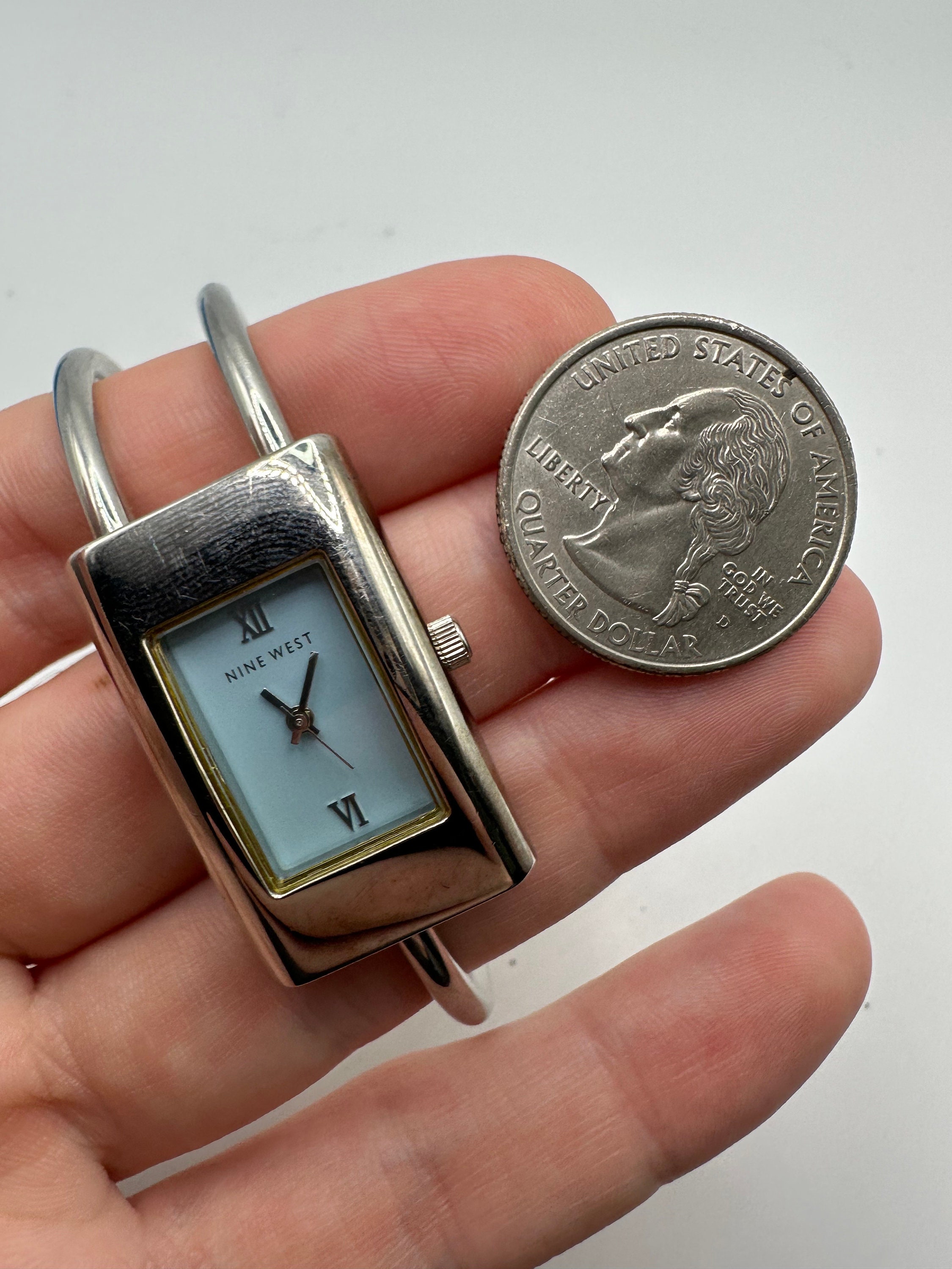 Nine West Silver Watch with Aqua Face NINE WEST Women main image 4