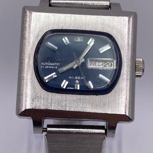 Vintage Seiko Hi Beat Automatic Ladies Silver Watch Japan  display picture 2