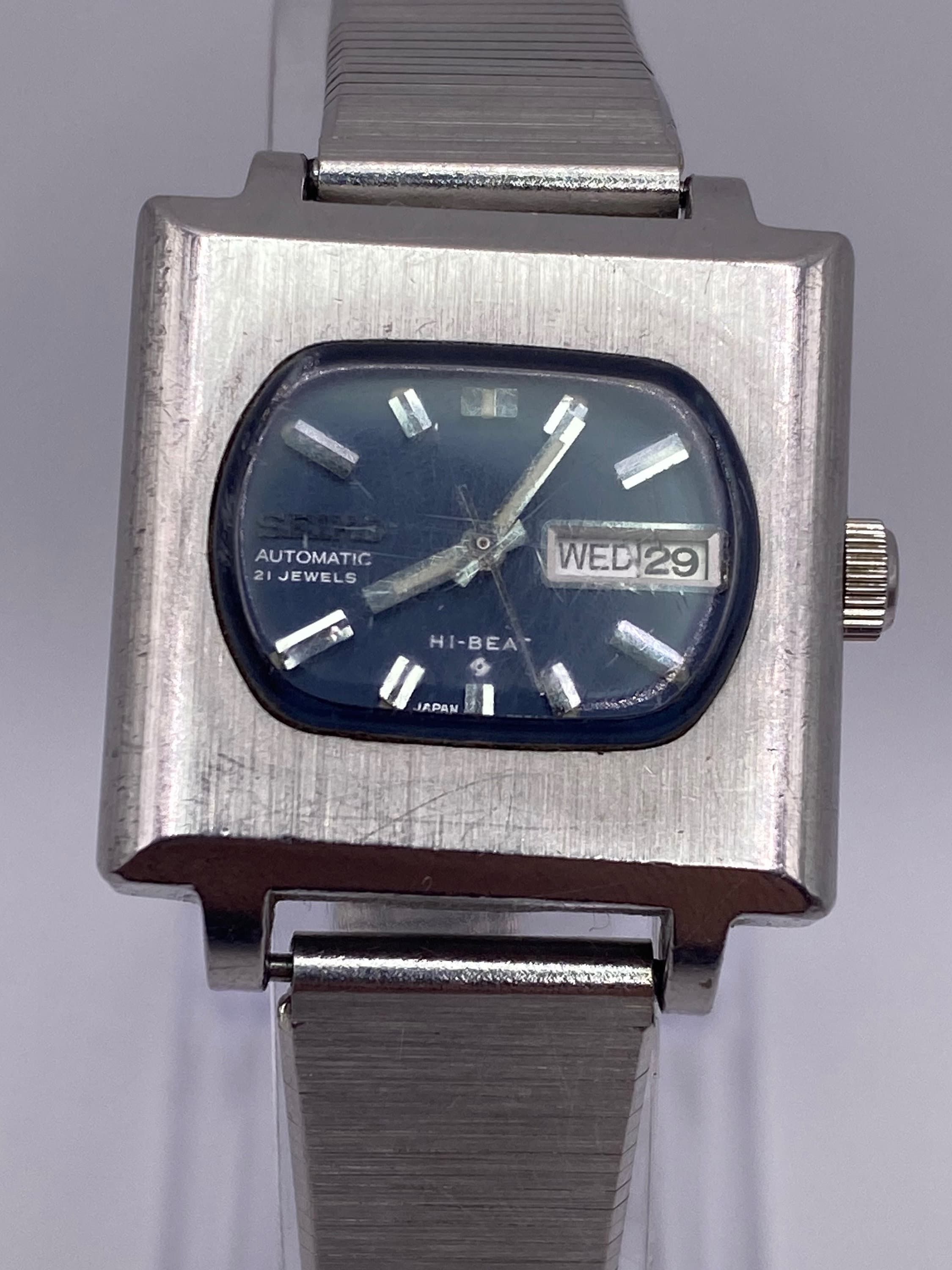 Vintage Seiko Hi Beat Automatic Ladies Silver Watch Japan Vintage Seiko Hi Beat Automatic Ladies Silver Watch Japan