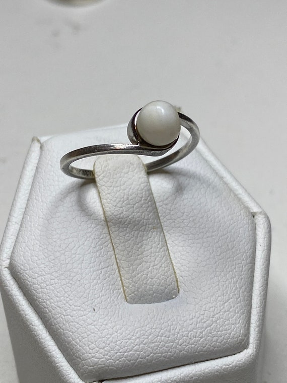 Vintgae Avon cultured Pearl sterling silver state… - image 1