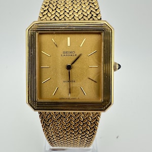 Vintage Womens Seiko Model 1400-0259 Goldtone Watch Vintage Seiko 1400 5259 R Ladies Watch | Vintage 90s Seiko  main image 3