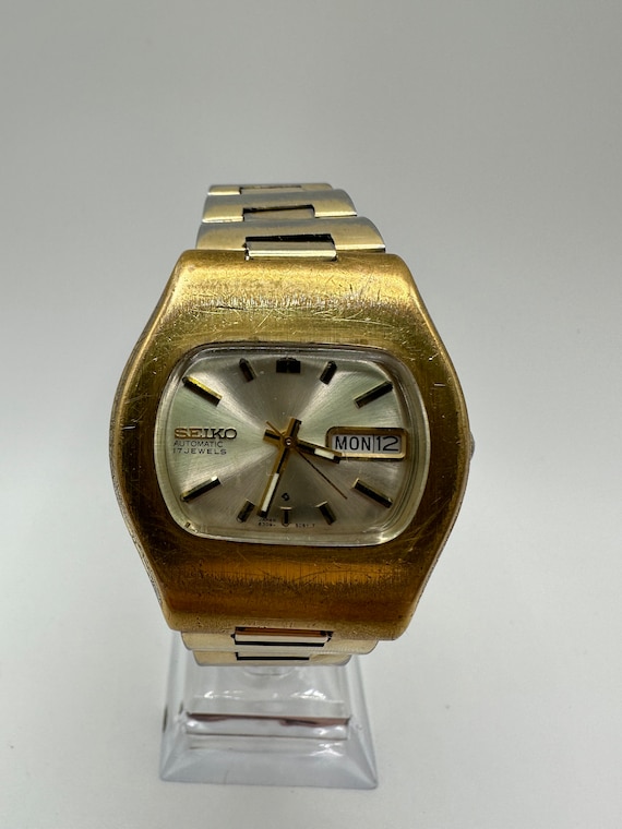 Seiko automatic 17 jewels gold watch on sale