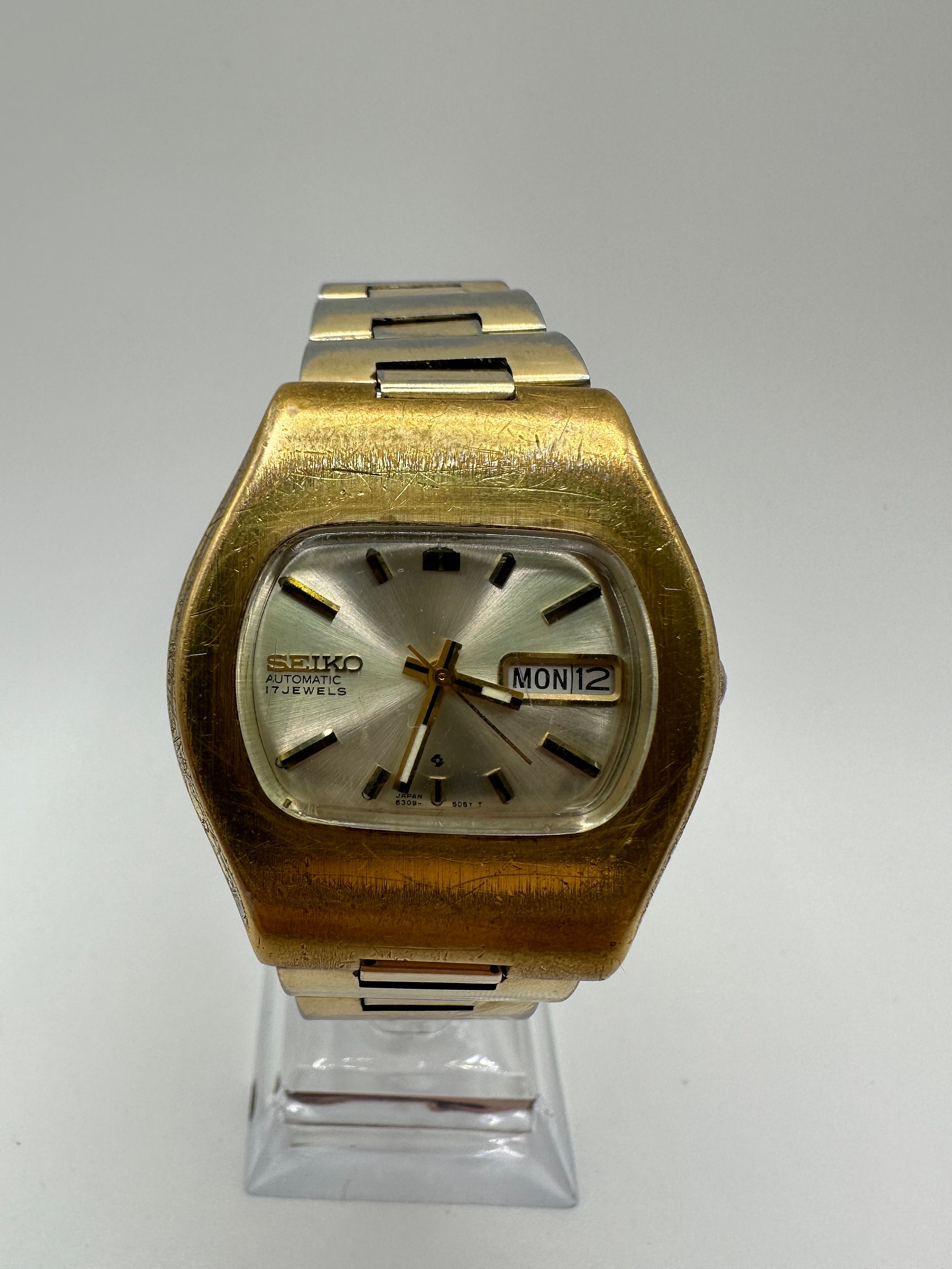 Seiko automatic gold on sale
