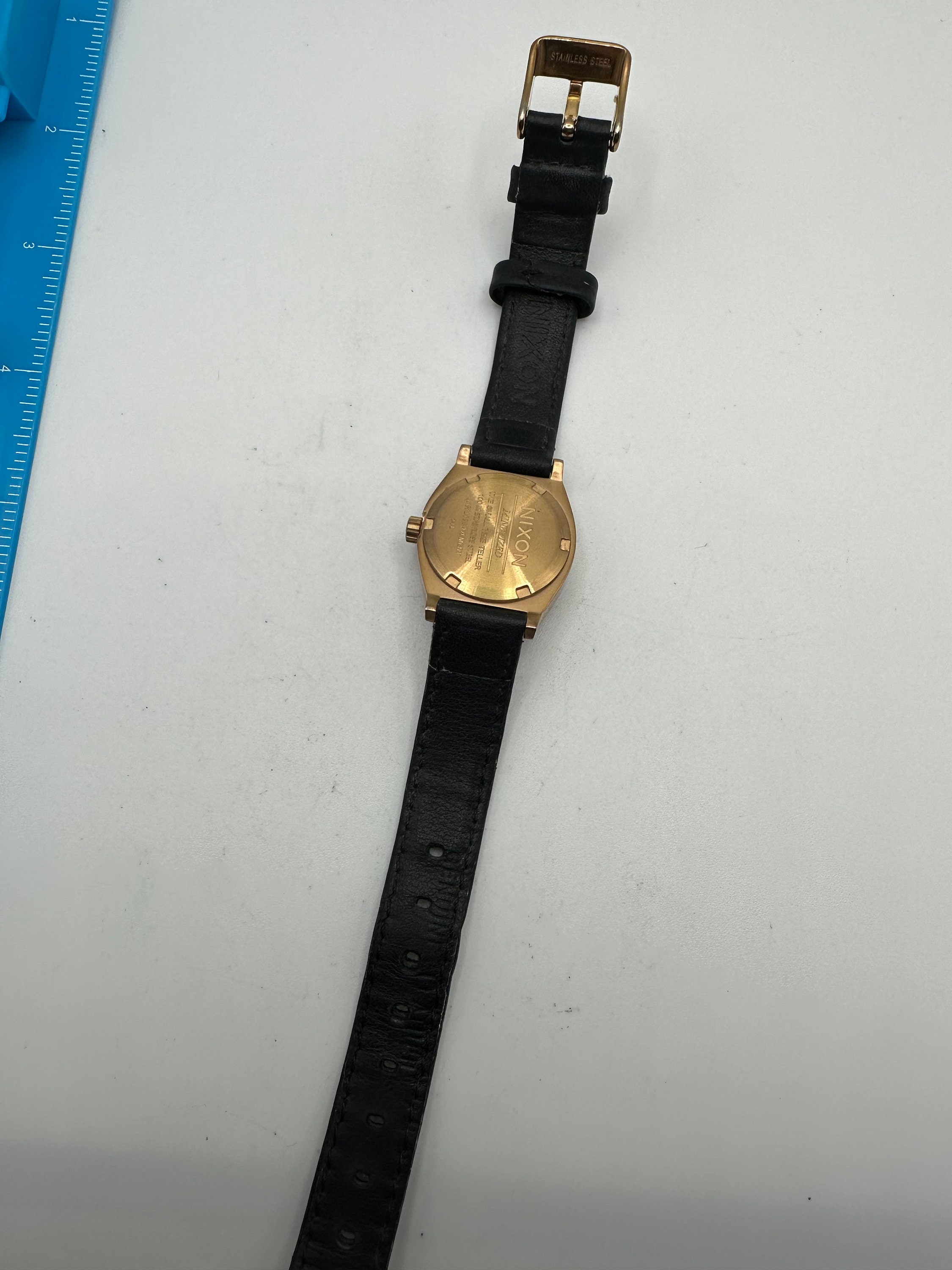 Nixon Minimized the Small Time Teller Rose Gold Ladies Watch 